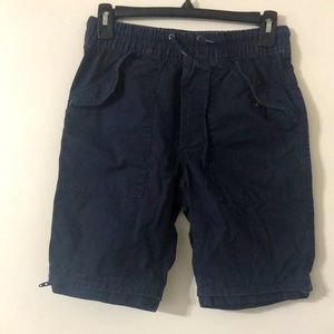 Boys navy blue uniform shorts